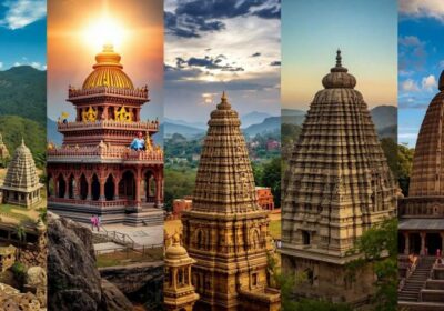 A sacred pilgrimage exploring five divine Jyotirlinga shrines across Maharashtra, symbolizing spiritual devotion and divine power